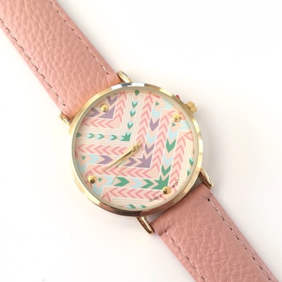 Pink Aztec Watch - Picture 1 of 4